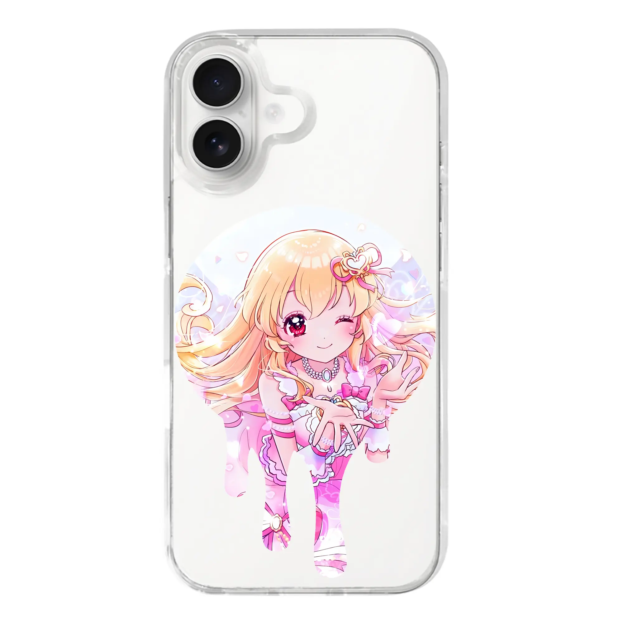 アイカツ グッズ 星宮 いちご - iPhone 17シリーズ 透明スマホケース – 薄型・耐衝撃・精密フィット保護カバー